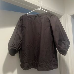 Muji blouse in dark grey
